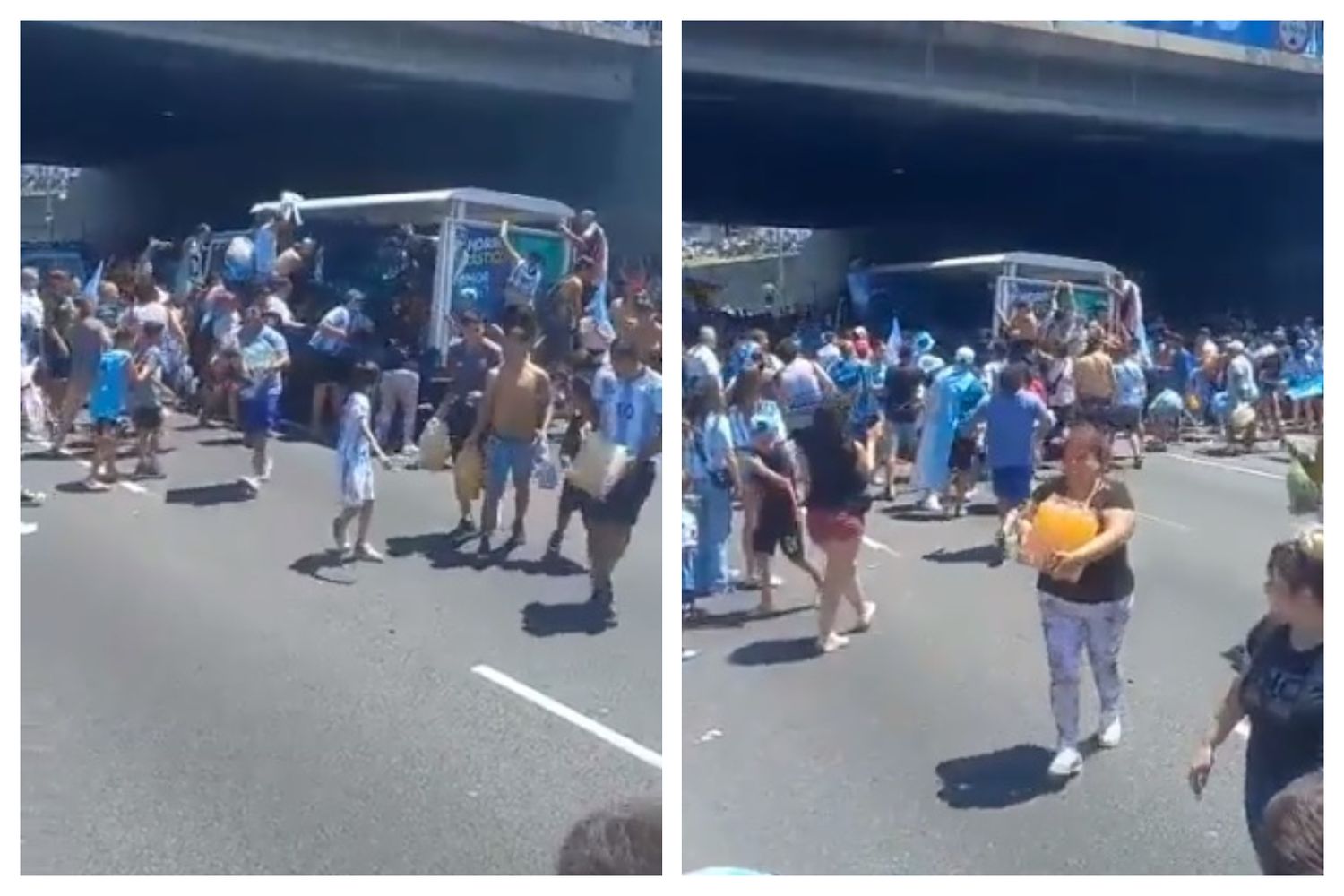 "Cagaste flaco": Así le robaron a un repartidor de bebidas mientras esperaban a la Selección en San Martín 