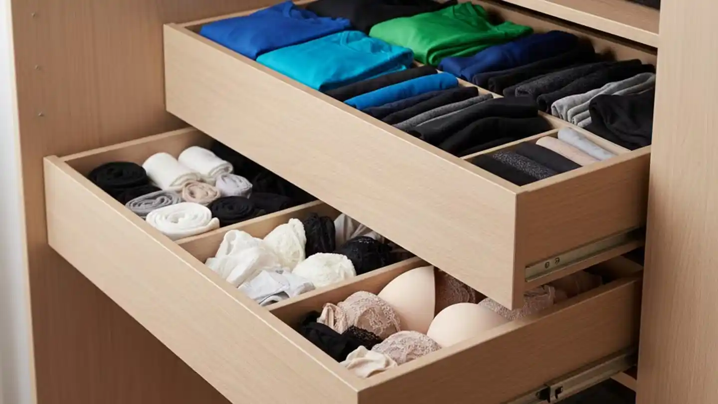 ¿Por qué no tenés guardar la ropa interior junto a la ropa deportiva en el placard?