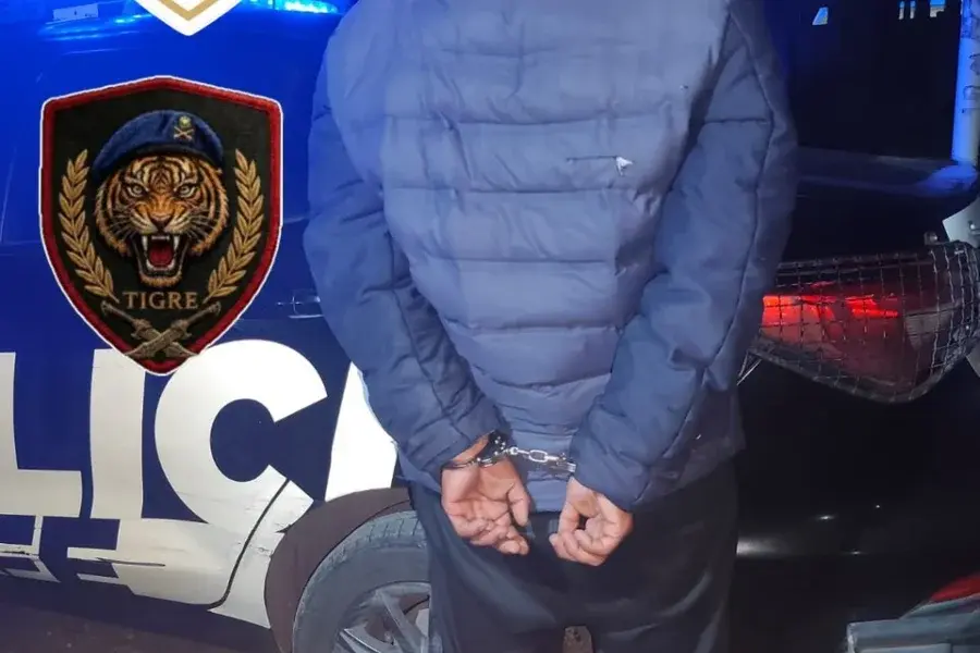 Detenido en zona oeste.