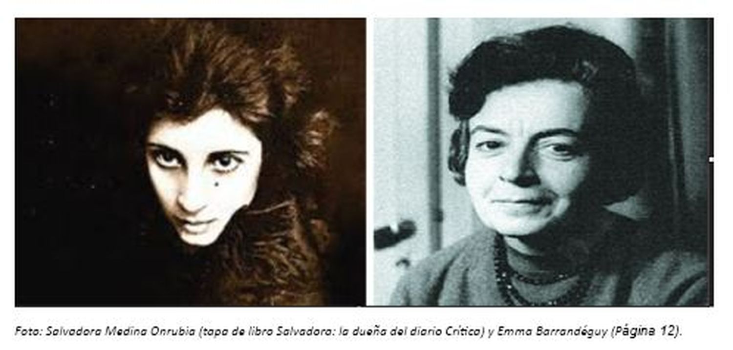 Salvadora Medina y Emma Barrandéguy