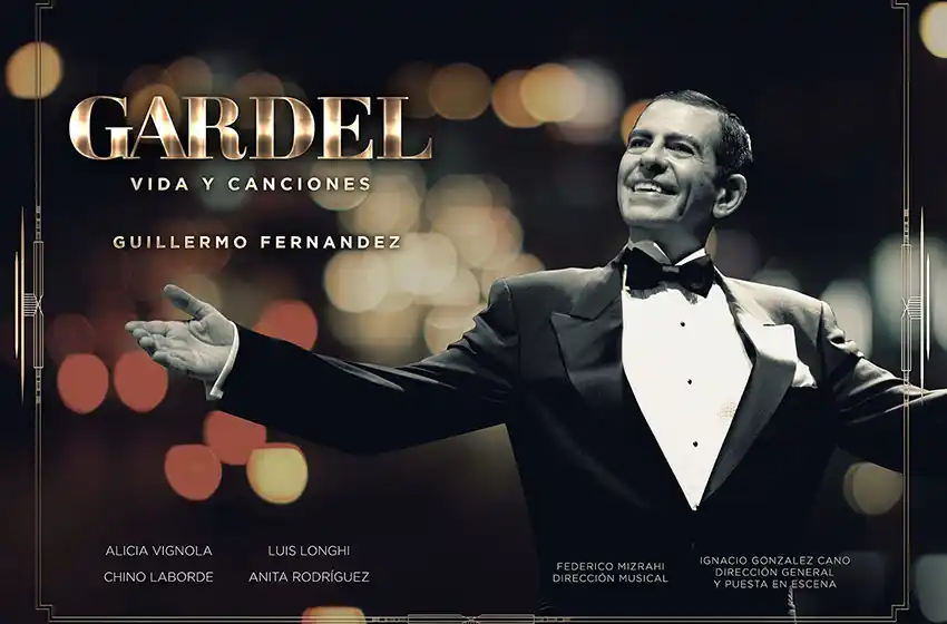Guillermo Fernández se pondrá en la piel de Gardel