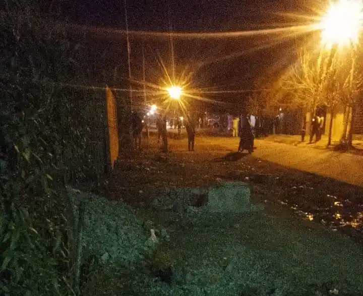 La imagen de la jornada en la que el chico de 14 años fue alcanzado por un disparo en el barrio Hermano Indio.