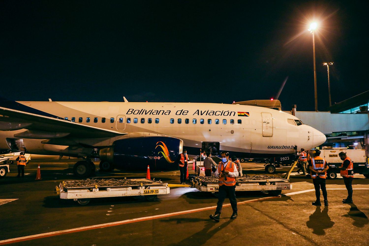 Boliviana de Aviación inauguró sus vuelos a Lima, Perú