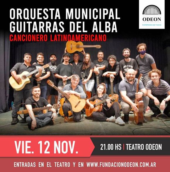 La escuela orquesta Municipal  "Guitarras del Alba" 