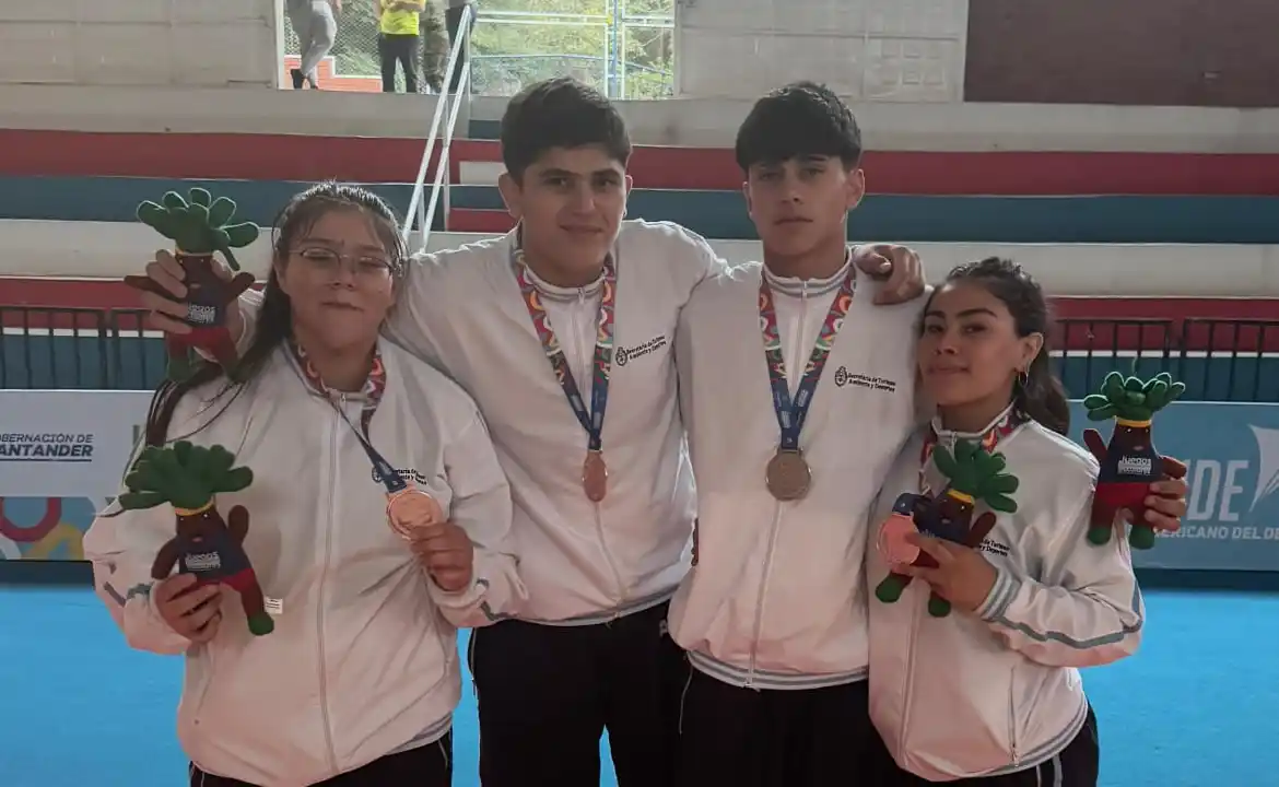 El sanfrancisqueño compitió en la categoría masculina de más de 64 kilos Prejuvenil.