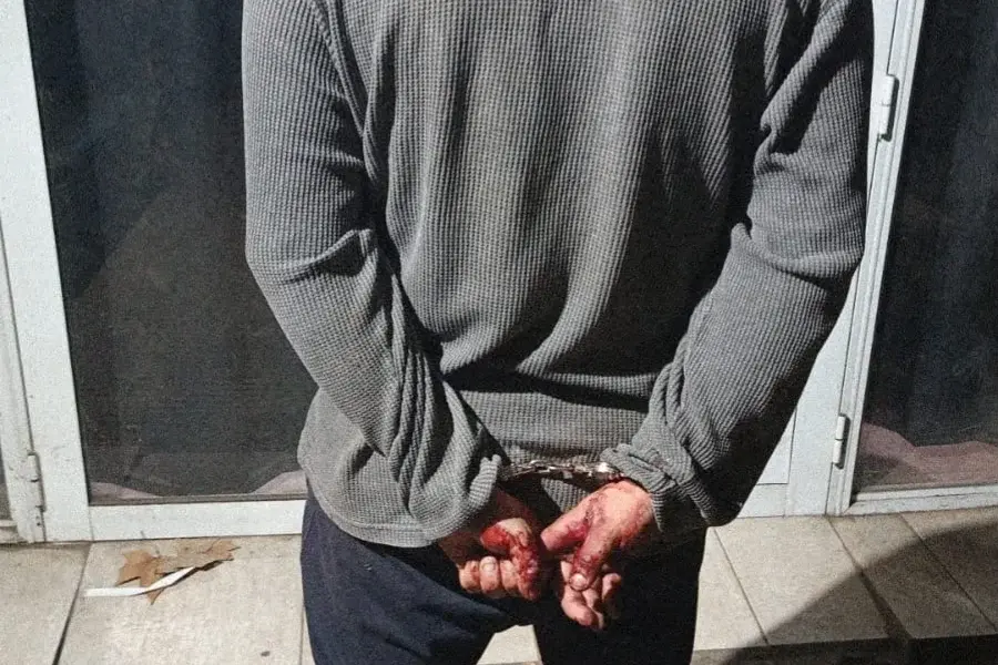 Detenido en zona oeste.