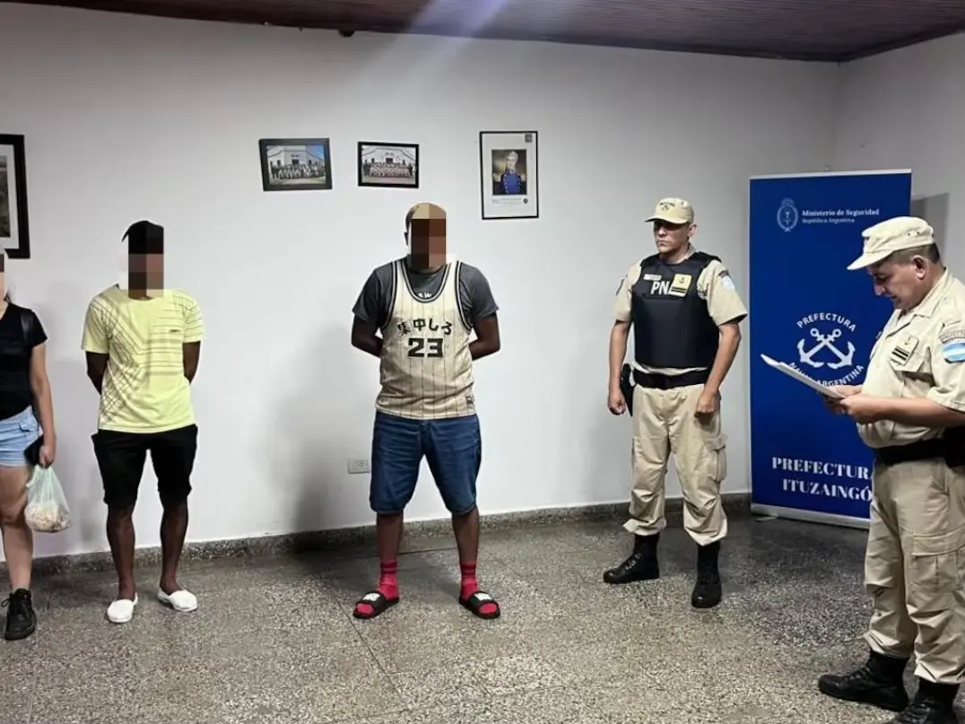 El detenido había ingresado a la Argentina de manera.