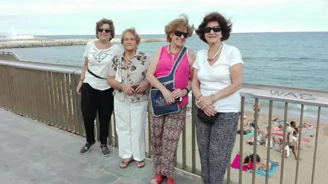 Chela Diez y su grupo en crucero por el Mediterráneo 