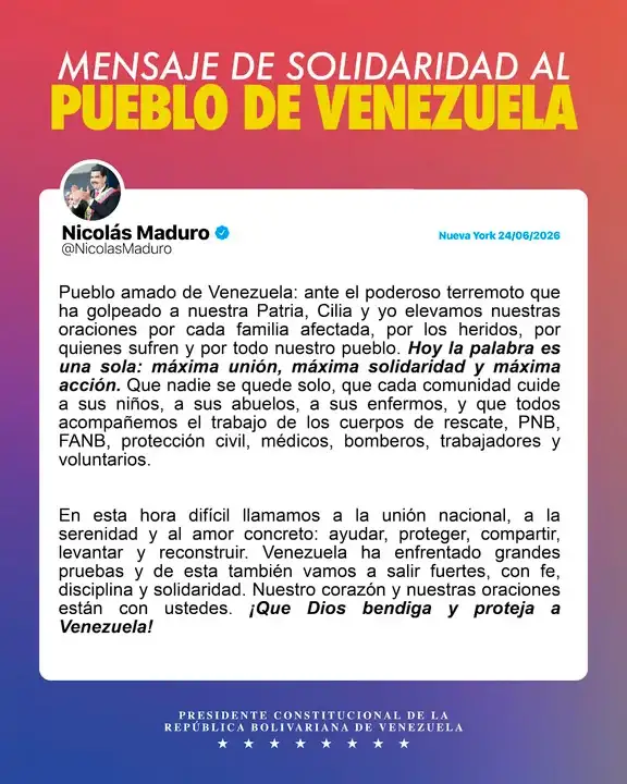Mensaje Maduro