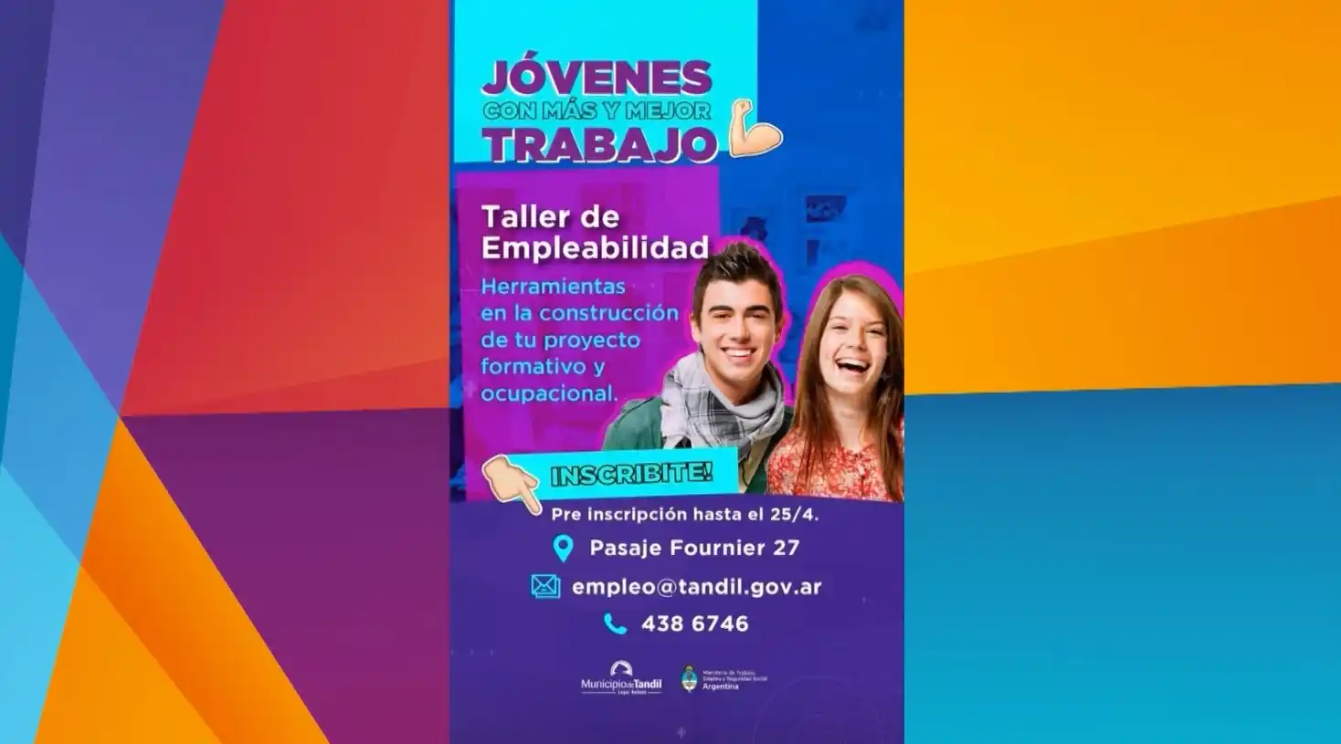 Se brindará un taller de empleabilidad a jóvenes
