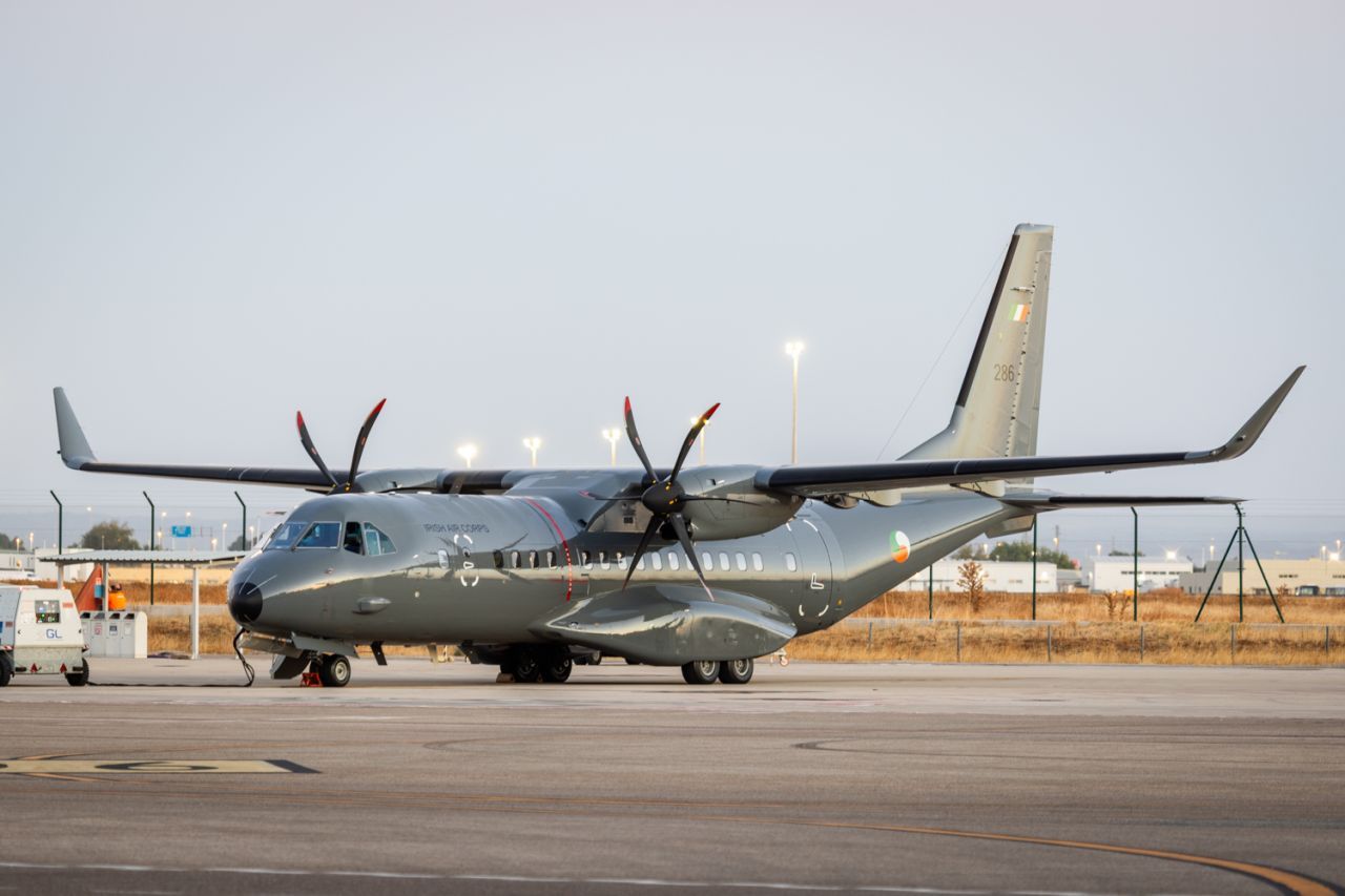 El Cuerpo Aéreo Irlandés recibe su tercer avión de transporte Airbus C295