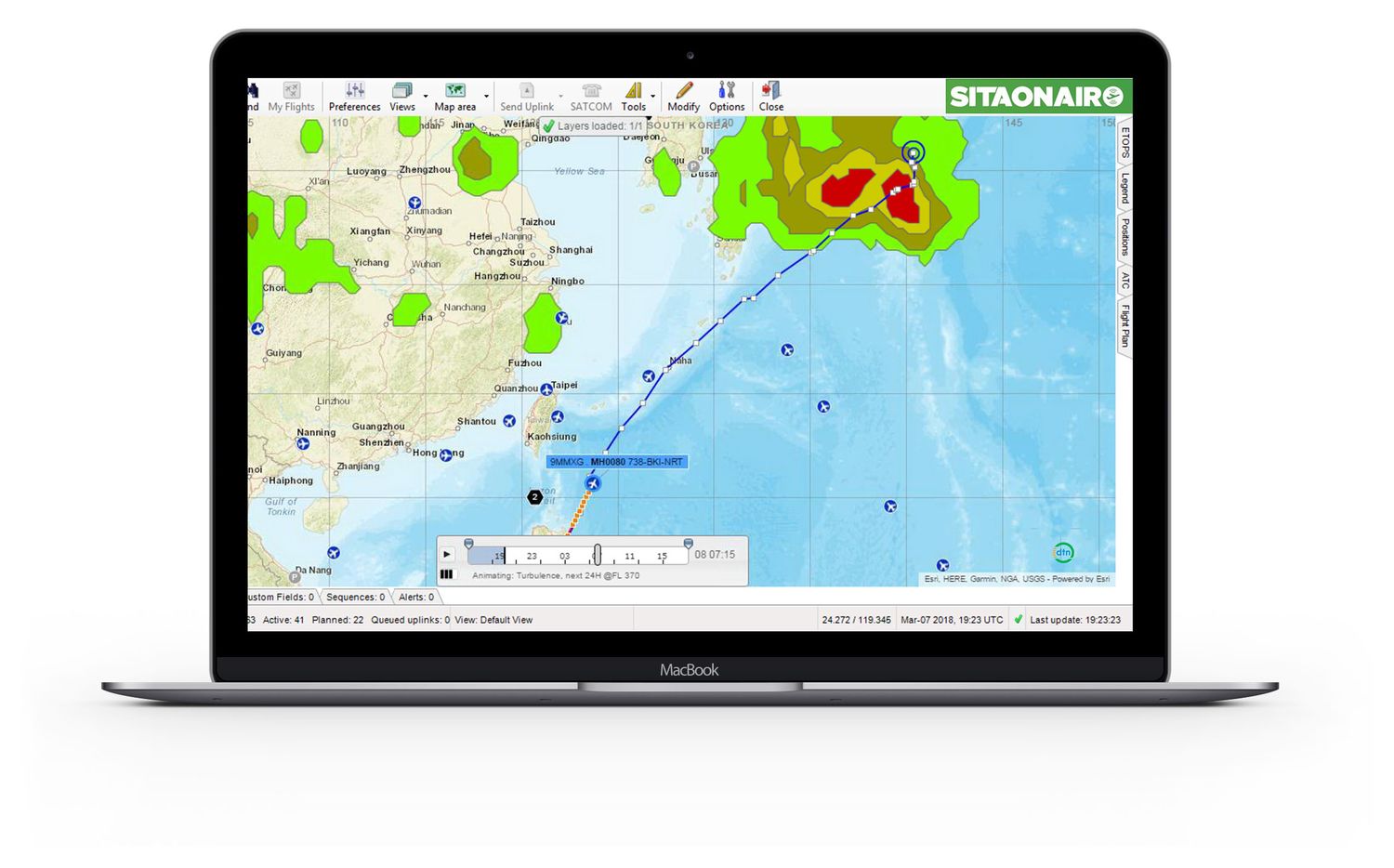 Las alertas meteorológicas de DTN estarán disponibles para clientes de SITAONAIR