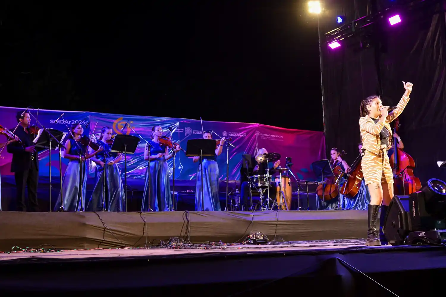 “El Festival” de orquestas infantiles bailó al ritmo de la cumbia de Rocío Quiroz