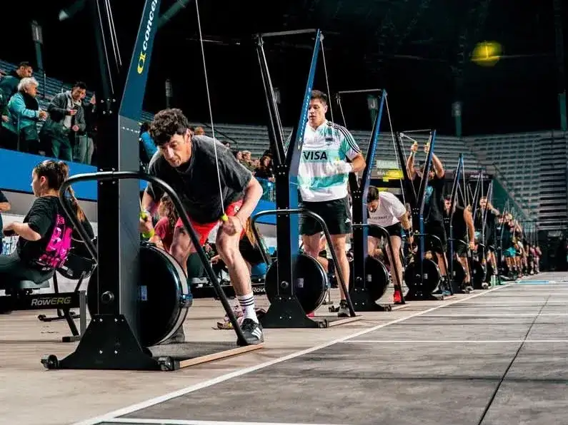 Iván Leiva en los Strongfit Games Argentina