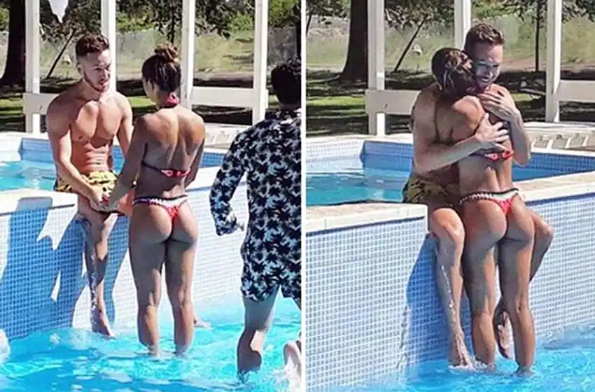 Cinthia Fernández, a los mimos con un bailarín