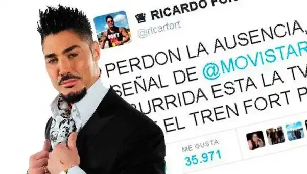 A tres años de su muerte, ¡volvió Ricardo Fort en Twitter!