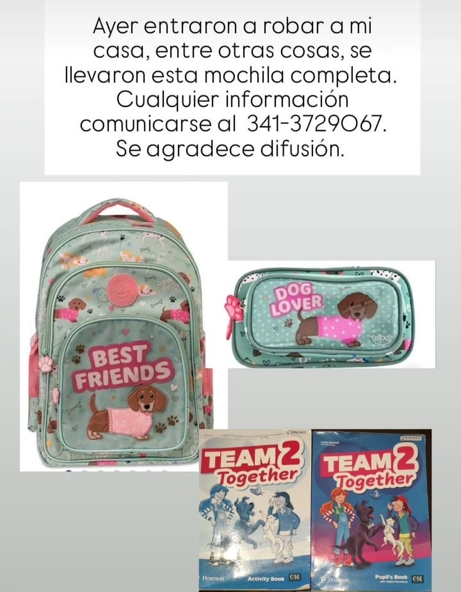 Mochila robada