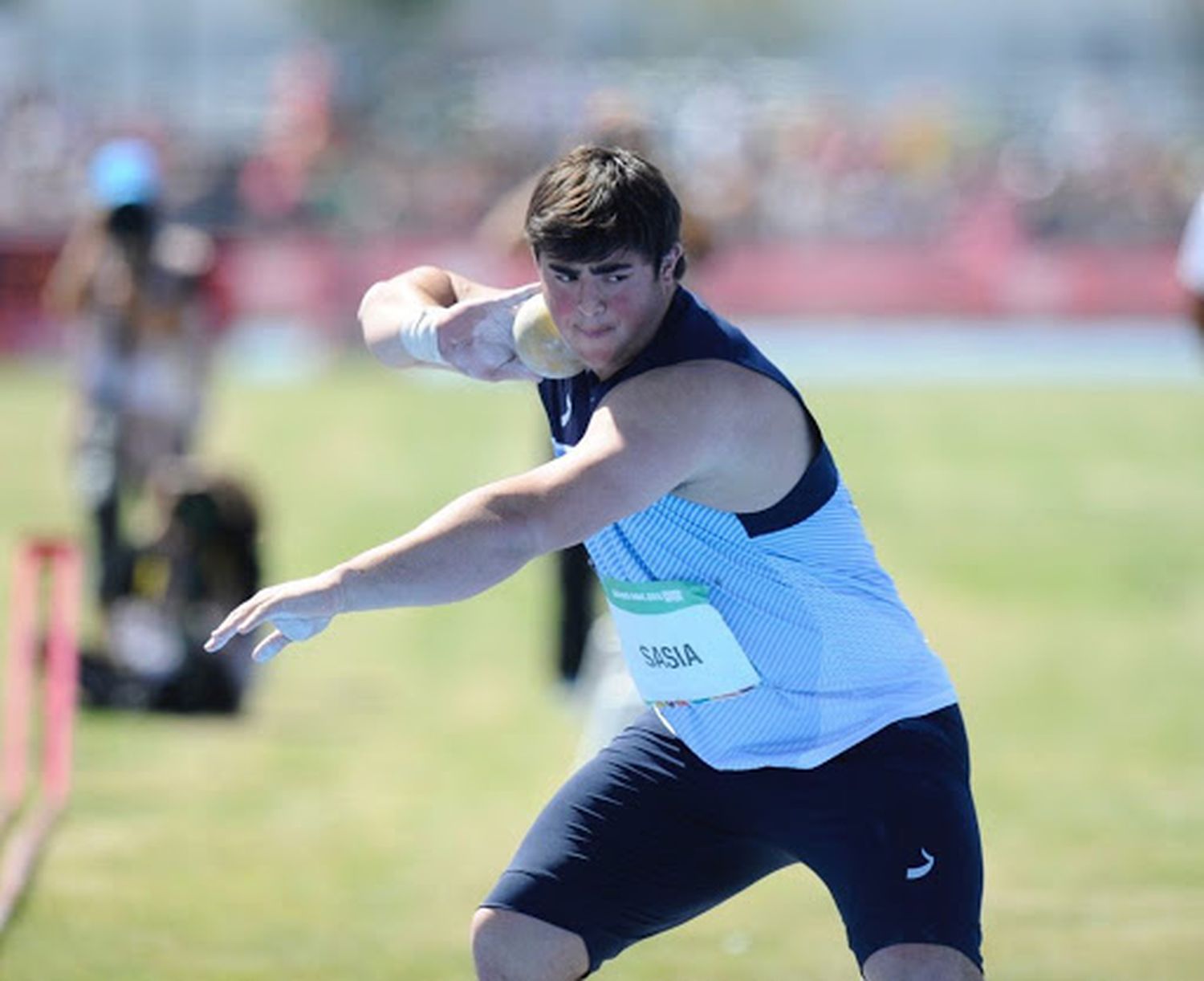 El entrerriano Nazareno Sasia, medalla dorada en atletismo