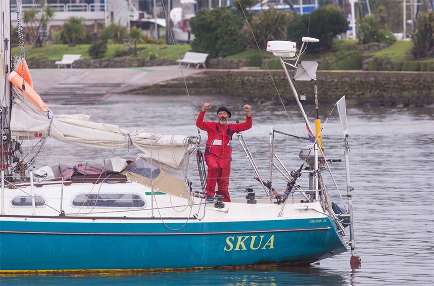 La hazaña del marplatense que volvió en barco desde Portugal: "El mar templa el carácter y enseña humildad"