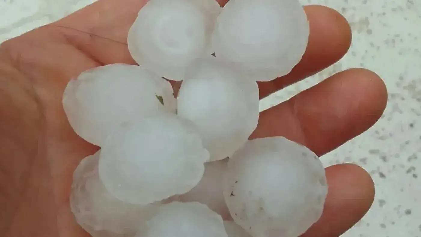 Una fuerte granizada sorprendió a una localidad entrerriana