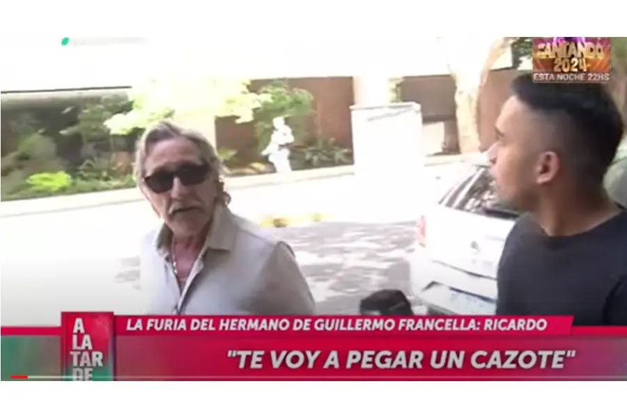 EL hermano de Francella estalló con un periodista: "Te voy a dar un sopapo"