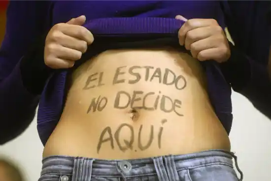 "Estoy a favor del aborto, creo que la mujer tiene derecho sobre su propio cuerpo"