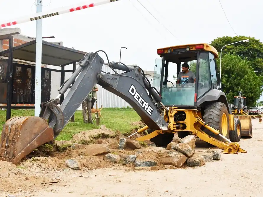 Iniciaron las obras de pavimentación y repavimentación de calle Dr. Sauré