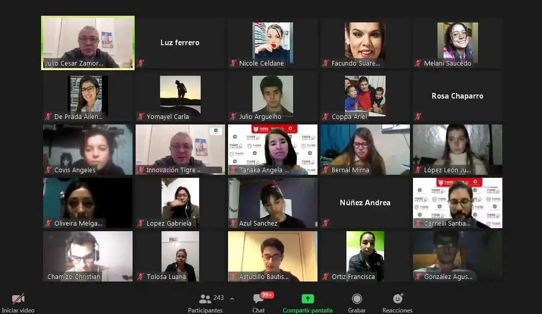 Intendente Zamora dio inicio al programa municipal de becas "Tigre Educa 2021"