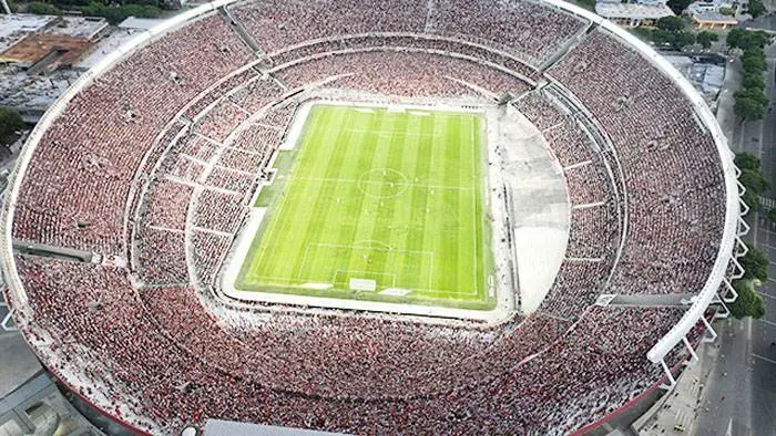 El Monumental está entre los estadios más grandes del mundo
