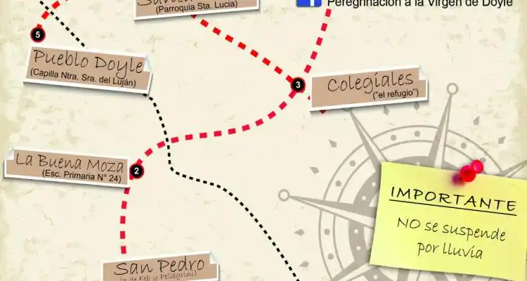 Peregrinación Nocturna a Pueblo Doyle