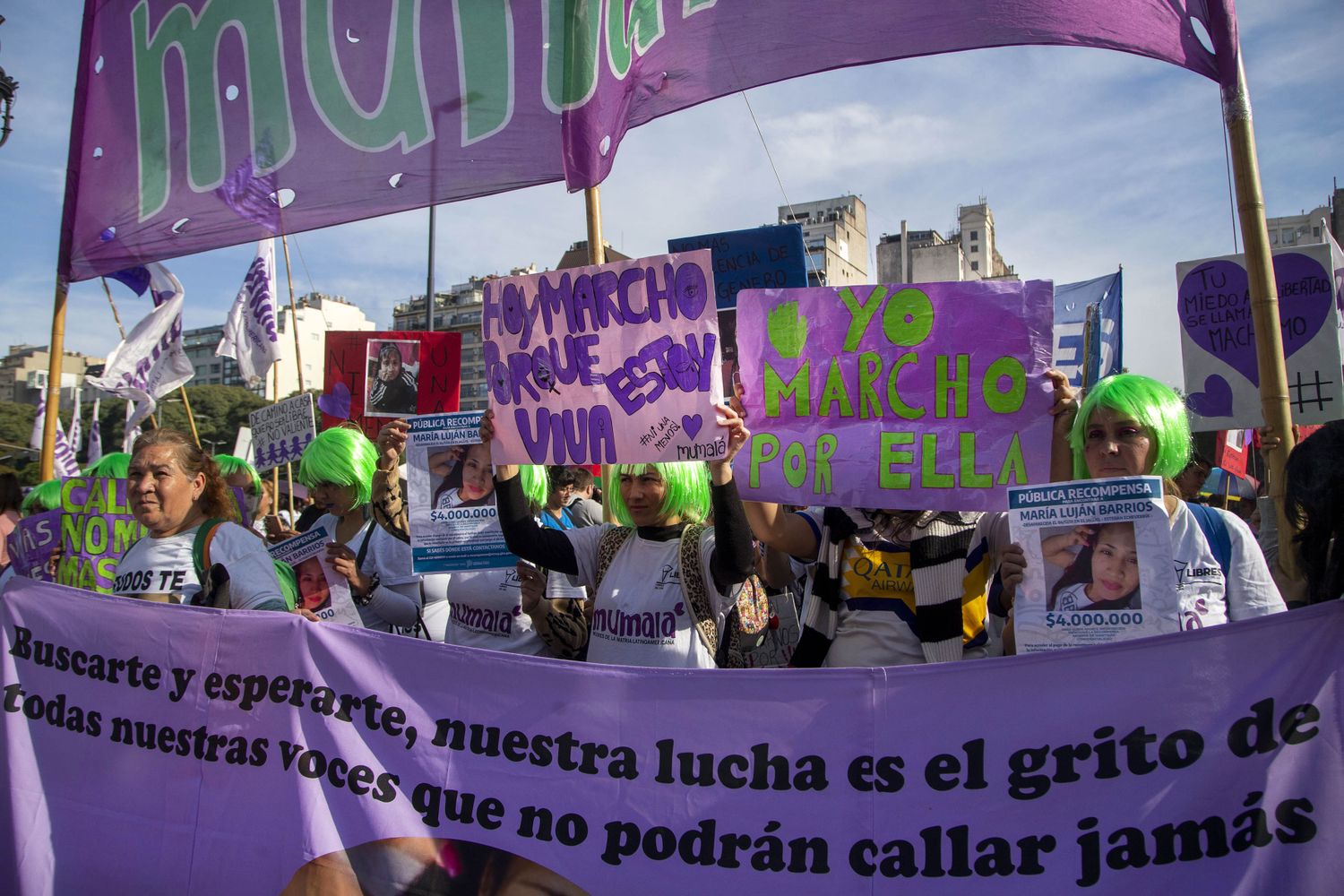 Ayer se llevó a cabo una nueva edición de “Ni una menos”.