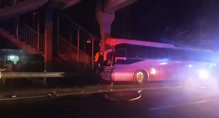 Accidente de autobús deja al menos 17 migrantes heridos en Panamá