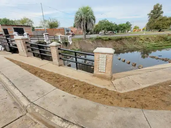 Culminó la obra en la desembocadura del arroyo Concordia