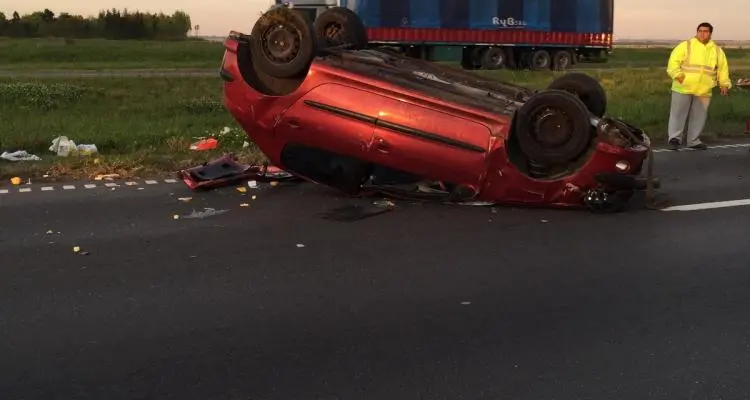Ruta 9: Cuatro heridos en accidente de tránsito
