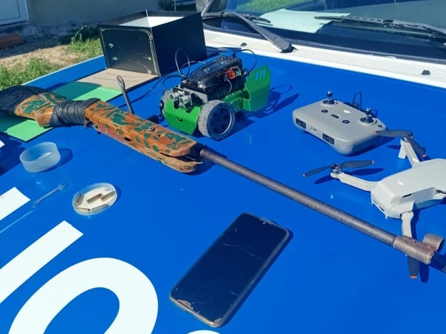 Allanamiento en El Pingo por robo en la Escuela Nº 127 de Hasenkamp