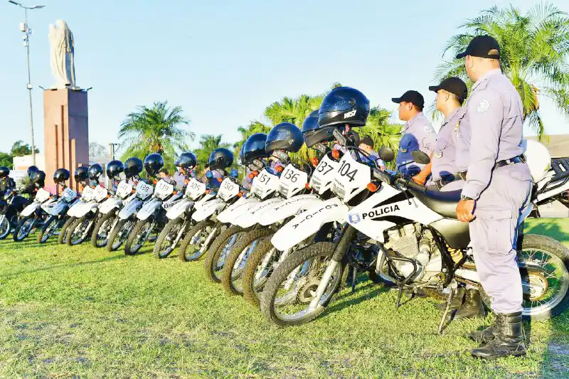 La Policía recibió más de 20 motocicletas
para el servicio de patrullaje urbano
