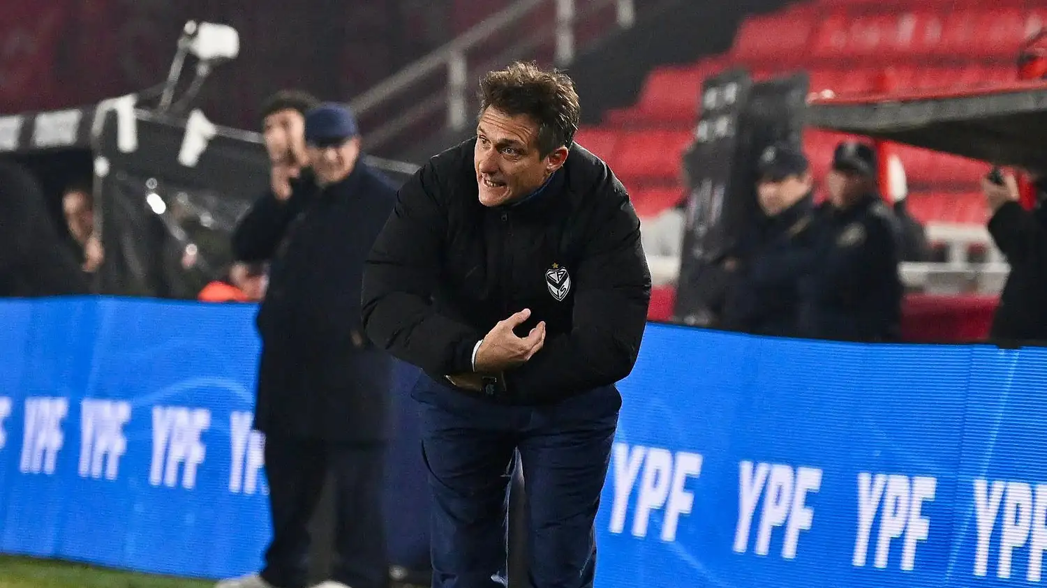 Barros Schelotto, DT de Vélez.