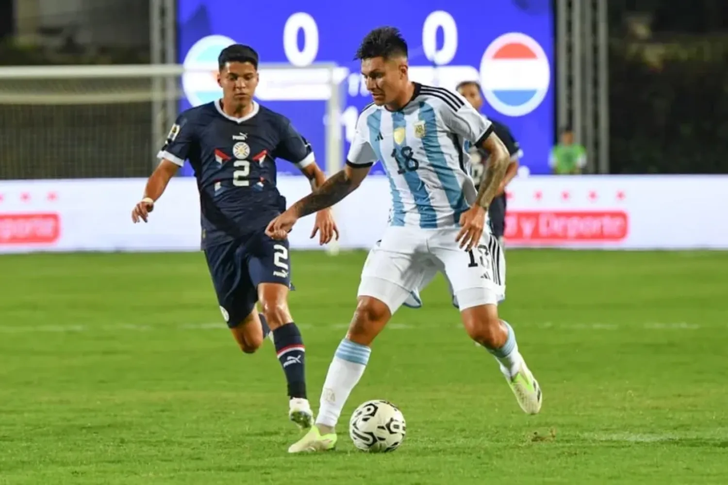 Argentina debutó en el Preolímpico con un empate agónico