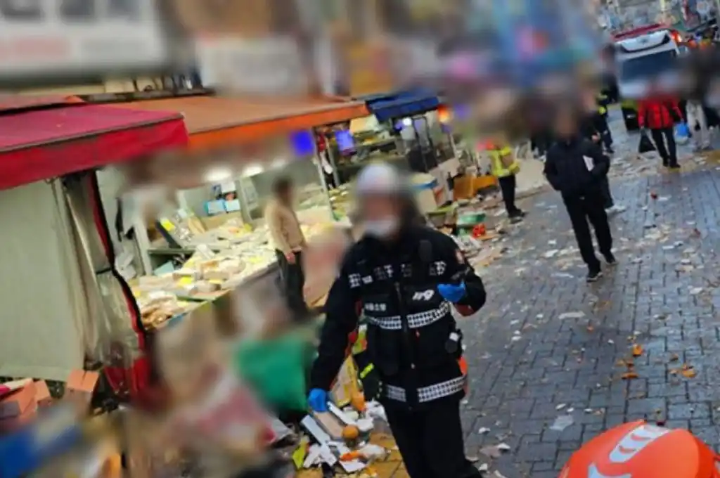 Atropelló a una multitud en un mercado