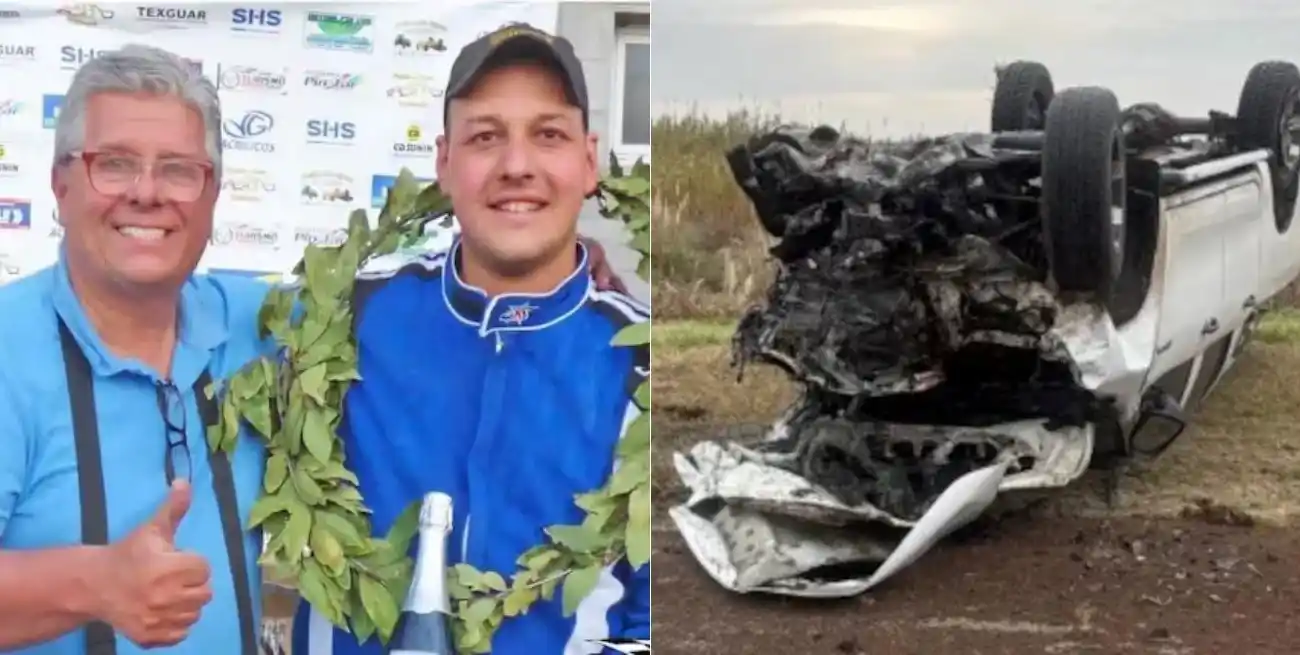 Patricio Galván competía en el automovilismo regional y tenía 34 años.