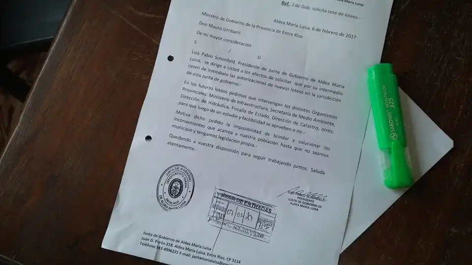 Se difundió un durísimo audio del presidente comunal de María Luisa y un desarrollador inmobiliario