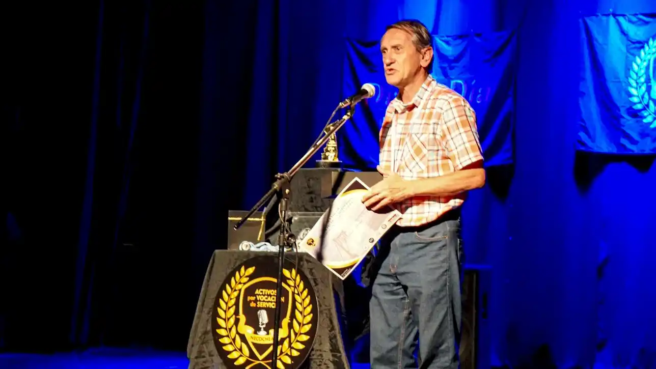 Distinción. Recibió Mario Maruca,  periodista de Ecos Diarios