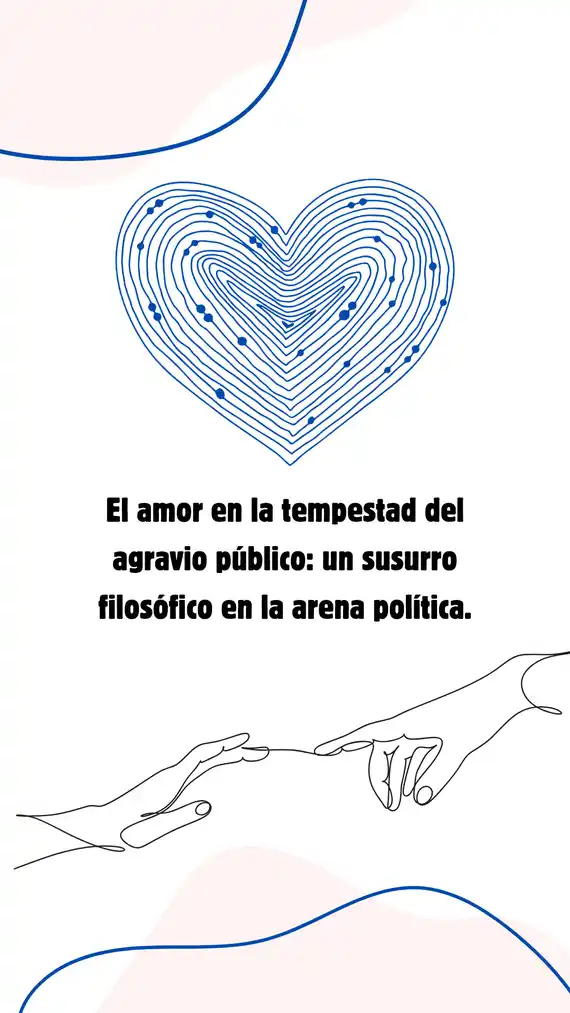 El amor en la tempestad del agravio público: un susurro filosófico en la arena política