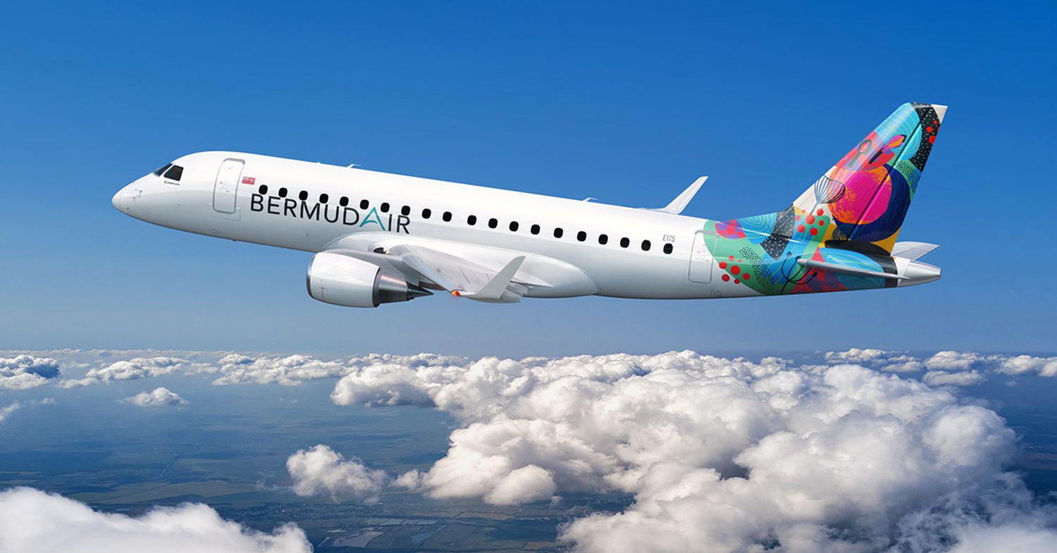 Embraer E175 de lujo: BermudAir conectará Bermudas con la costa este de Estados Unidos