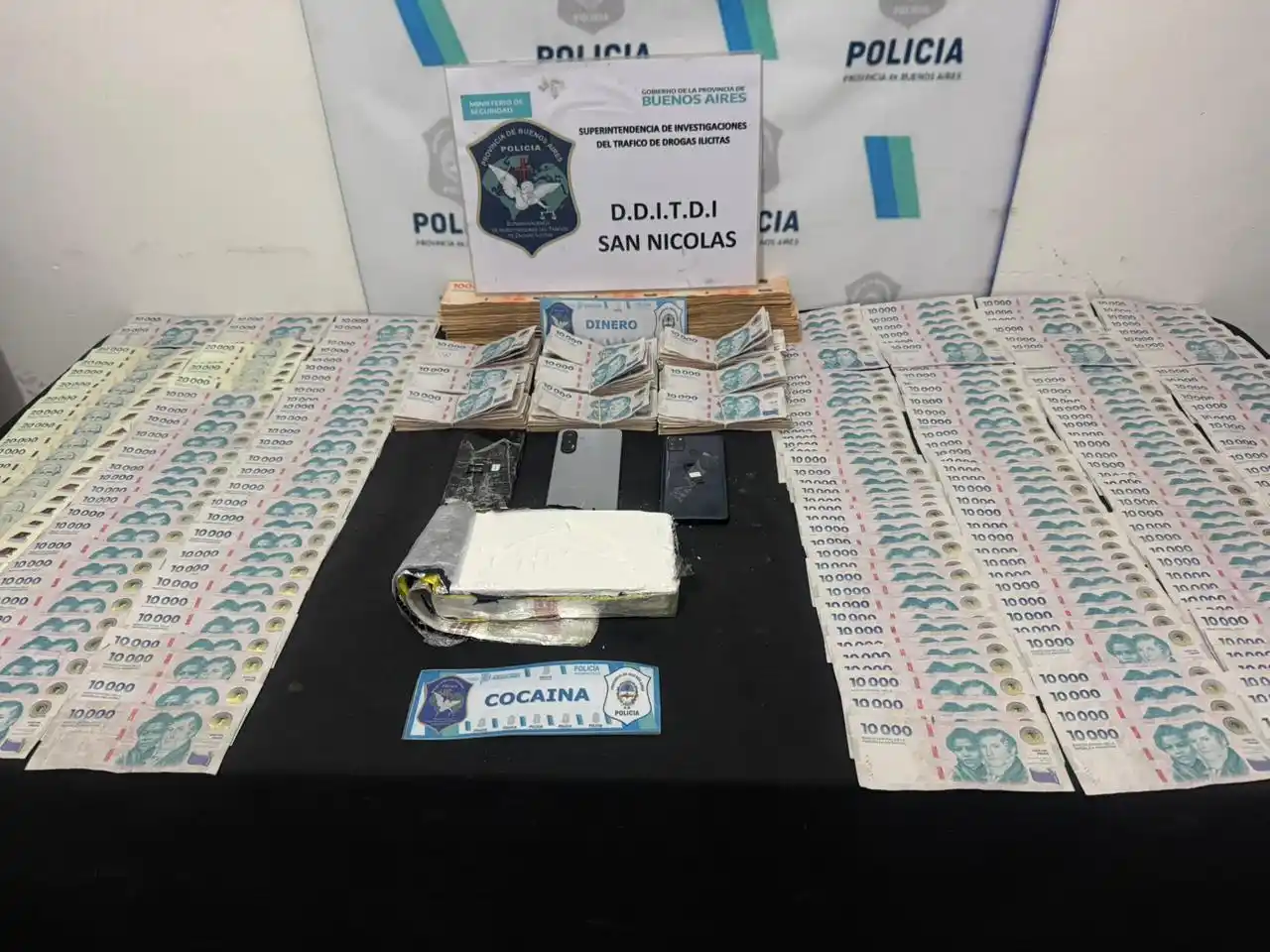 drogas secuestradas corolla