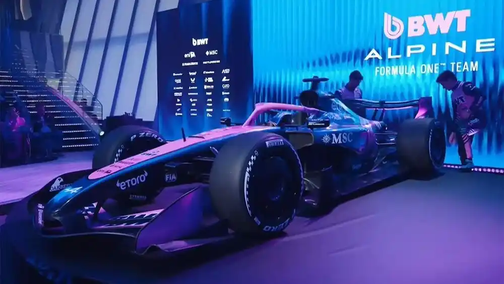 Colapinto tras el lanzamiento del nuevo Alpine - 3