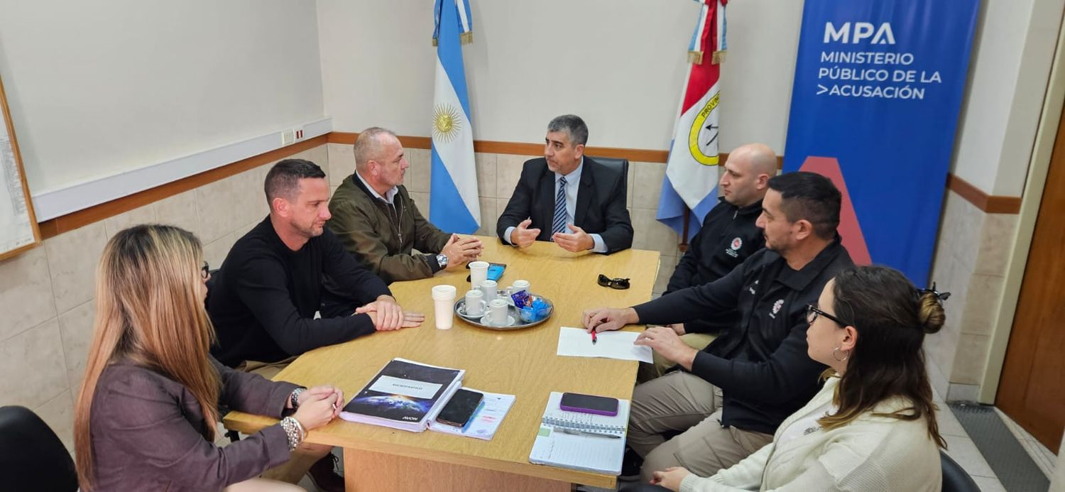 El Fiscal Regional se reunió con director de PDI de la provincia de Santa Fe: “Fue una reunión muy positiva”