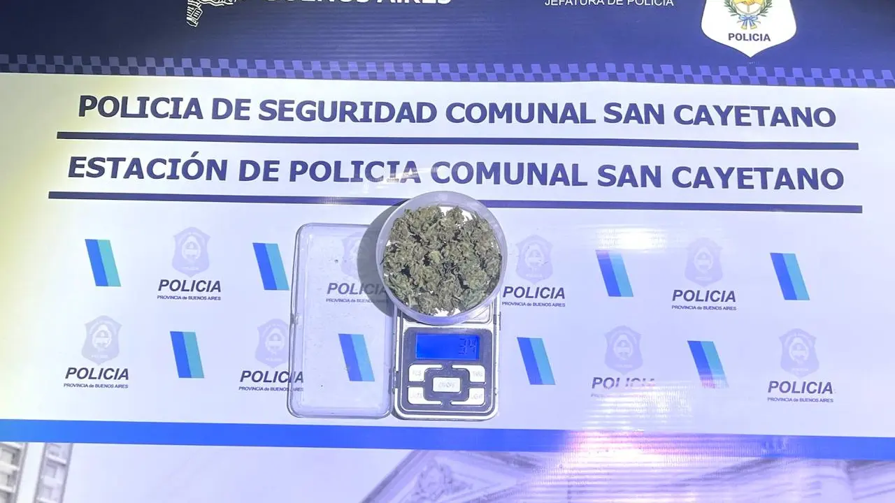 Marihuana incautada