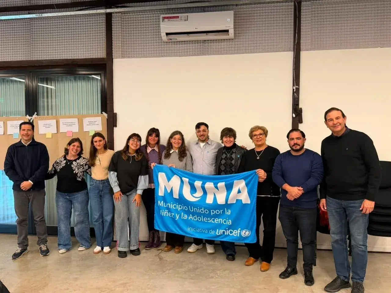 Rafaela recibió la visita de UNICEF para evaluar los avances del programa MUNA