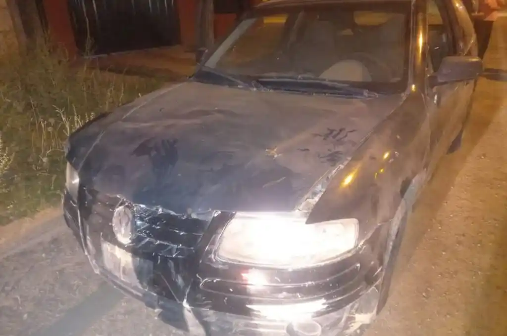 El automóvil que formó parte del siniestro.